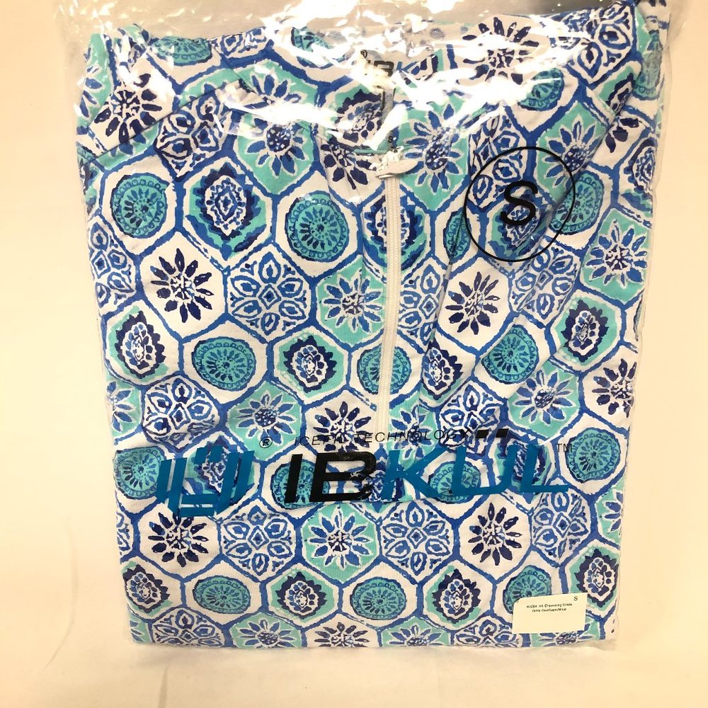 IBKUL Womens Terra Sleeveless Drawstring Golf Dress Seafoam Blue NWT Size Small - Picture 2 of 2